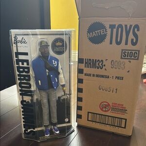 Barbie Signature LeBron James Doll in Blue Jacket New with Box - Collectible